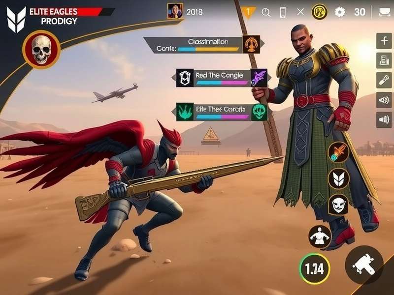 Elite Eagles Prodigy character customization options