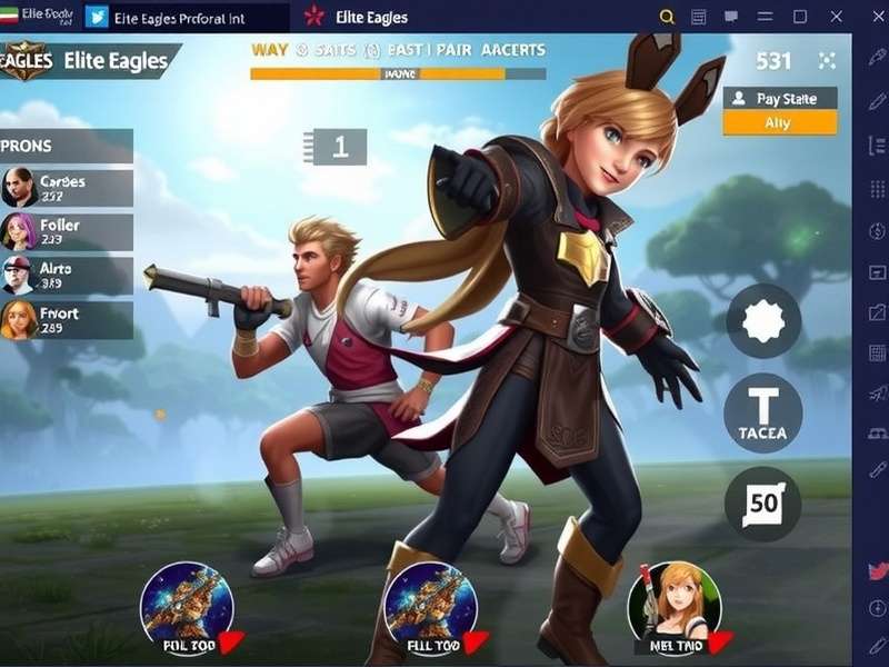 Elite Eagles Prodigy gameplay screenshot showing strategic combat